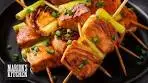 Teriyaki Salmon Skewers - Marion's Kitchen