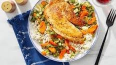 Teriyaki Tilapia with Vegetables & Garlic-Ginger Rice