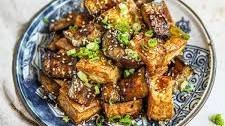 Teriyaki Tofu and Eggplant