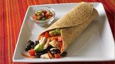 Tex-Mex Black Bean and Chicken Wrap