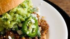 Tex-Mex sloppy Joe sandwich