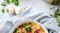 Thai Coconut Curry Shrimp Noodle Bowls