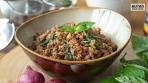 Thai Minced Pork Recipe and Holy Basil Stir Fry - 罗勒炒猪肉