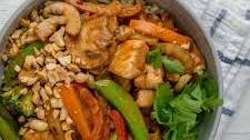 Thai Peanut Chicken Stir Fry