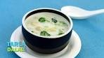 Thai Style Coconut Cream Soup by Tarla Dalal