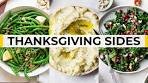 THANKSGIVING SIDES | healthy vegetable side dishes