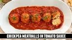 The BEST-EVER Chickpea Meatballs | Spanish-Style with ...