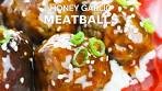 The Best Honey Garlic Meatballs | Only 15 Minutes!