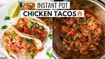 The BEST Instant Pot Chicken Tacos | Easy 30min Dinner ...