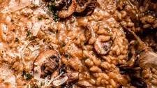 The BEST Mushroom Risotto