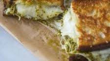 The Best Pesto Grilled Cheese