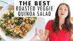 The BEST Roasted Veggie Quinoa Salad