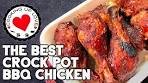 The Best Slow Cooker BBQ Chicken 🍗| Potluck Recipes ...