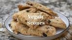 The BEST Vegan Scones! 2 ways! Dried Fruit/Nuts & ...