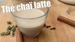 Thé chaï latte - Thé aux épices indiennes