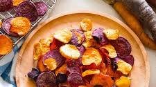 The Easiest Rainbow Veggie Chips (In the Airfryer!)