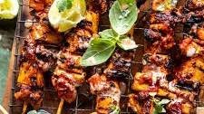 These Chipotle Pineapple Bang Bang Chicken Skewers: