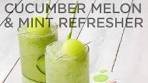 This Cucumber-Melon and Mint Refresher recipe is just the ...