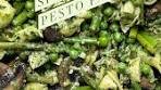 This springtime pesto tortellini salad is filled with seasonal ...