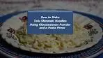 Tofu Shirataki Noodles Recipe using Glucomannan Powder ...
