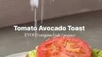 Tomato Avocado Toast 🥑😍 This combo is so simple yet ...
