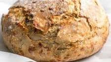 Tomato Basil No Knead Bread