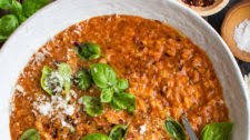 Tomato Basil Risotto