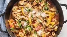 Tortellini with Sausage and Peppers