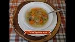 Turkey Vegetable Soup Recipe With Step By Step Instructions