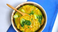 Turmeric Ginger Yuba Noodles Soup