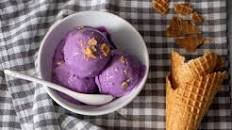 Ube ice cream