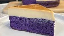 Ube Leche Flan Cake