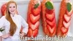 UNIQUE Strawberry Basil Eclairs Recipe - With Strawberry ...