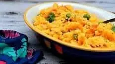 Upma di verdure con farina di mais