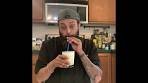 Vanilla Almond-Milk Shake w/ Olive Oil and Saffron & Sea Salt