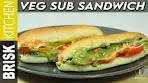 Veg Sub Sandwich | Veggie Delight | Easy Homemade ...