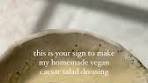 vegan caesar dressing aka the only caesar salad dressing ...
