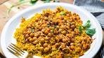 Vegan Golden Turmeric Rice with Spicy Coconut Chickpeas ...