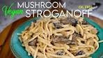 VEGAN MUSHROOM STROGANOFF 🍄 Creamy goodness ...