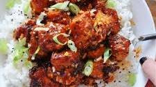 Vegan Spicy "Honey" Garlic Tofu