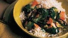 Vegetable-Arame Stir-Fry in Orange-Miso Sauce