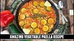 Vegetable Paella with Peppers & Zucchini | Vegan + Gluten ...