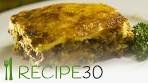 Vegetarian Moussaka recipe