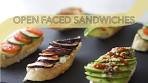 Vegetarian Open Faced Sandwiches (Cucumber & Tomato ...