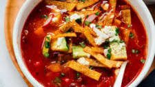 Vegetarian Tortilla Soup