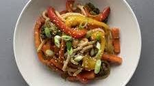 Veggie-Packed Stir Fry & Sauce