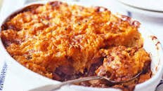 Veggie shepherd's pie with sweet potato mash