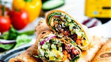 Veggie Wrap with Hummus