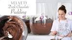 VELVETY DARK CHOCOLATE PUDDING: A beautiful double ...