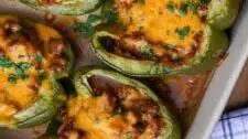 Venison Sloppy Joe Stuffed Peppers